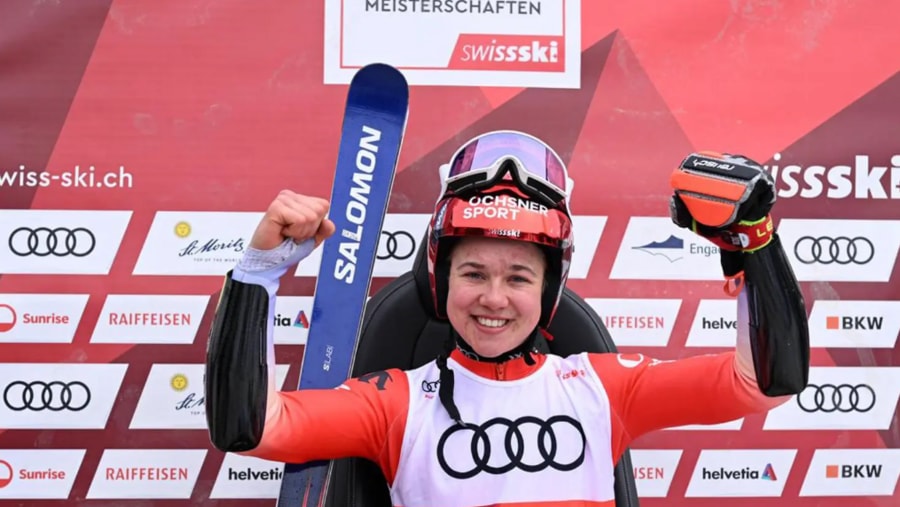 Veranstaltung: Nationale Titel im Riesenslalom an Allenbach und Hächler
